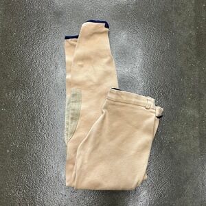 Vintage Cream Millers Equestrian Size 30 28x24 Made In Usa Cotton Pants